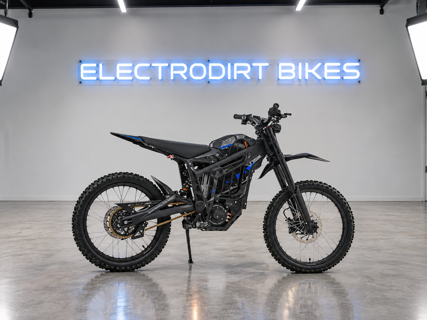 2025 Talaria MX5 Sting Pro – Blue Graphics