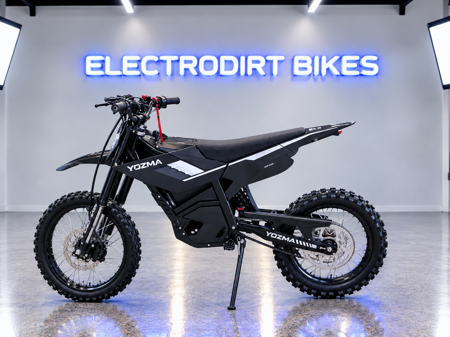 Yozma IN 11 electric dirt bike featured in the Electro Dirt Bikes showroom
